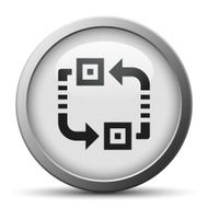 Conveyor icon on a silver button N5