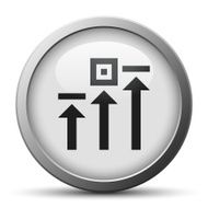 Logistics icon on a silver button N6