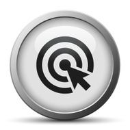 Target icon on a silver button N7