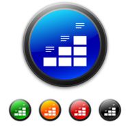 Bar Graph icon on round buttons N33
