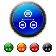 Flowchart icon on round buttons N25