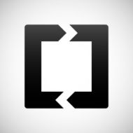 Chevron Chart icon on a white background N42