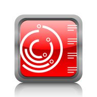 Radial Bar Graph icon on a square button N3