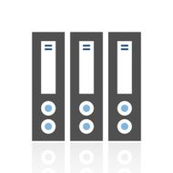 Computer Server icon on a white background N3