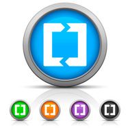 Chevron Chart icon on round buttons N14