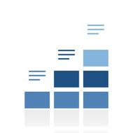 Bar Graph icon on a white background N113