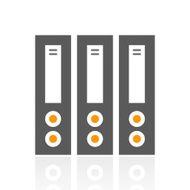 Computer Server icon on a white background N5