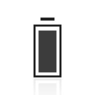 Battery icon on a white background N6