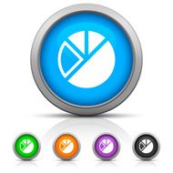 Pie Chart icon on round buttons N10