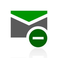 Email icon on a white background N6