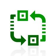 Conveyor icon on a white background N34