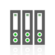 Computer Server icon on a white background N6