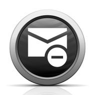 Email icon on a round button N7