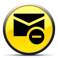 Email icon on a round button N8