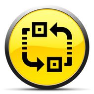 Conveyor icon on a round button N46