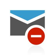 Email icon on a white background N7