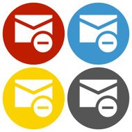 Email icon on circle buttons N2