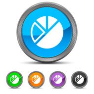 Pie Chart icon on circle buttons N10