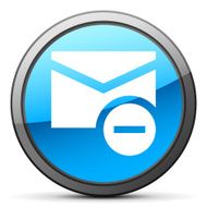 Email icon on a round button N9