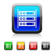 Computer Server icon on color buttons N2