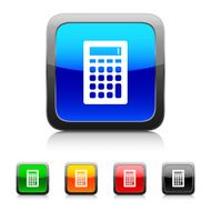 Calculator icon on color buttons