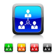 Leadership icon on color buttons N4