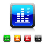 Bar Graph icon on color buttons N22