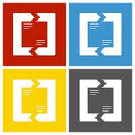 Chevron Chart icon on square buttons N20