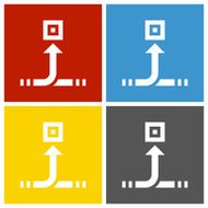 Conveyor icon on square buttons N11
