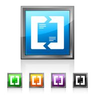 Chevron Chart icon on square buttons N21