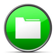 Folder icon on a round button N2