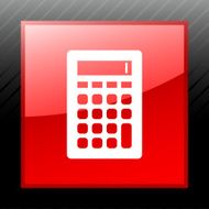 Calculator icon on a square button N2