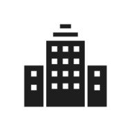 Office Building icon on a white background N56