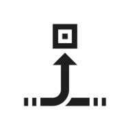 Conveyor icon on a white background N36