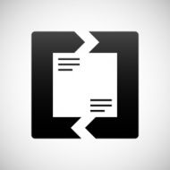 Chevron Chart icon on a white background N49