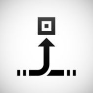 Conveyor icon on a white background N37