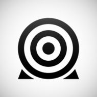 Target icon on a white background N48