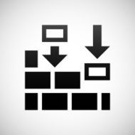 Wall icon on a white background N37