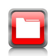 Folder icon on a square button N3