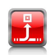 Conveyor icon on a square button N22