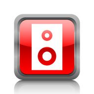Audio Speaker icon on a square button N3