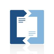 Chevron Chart icon on a white background N50
