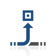 Conveyor icon on a white background N38