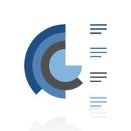 Coxcomb Chart icon on a white background N29