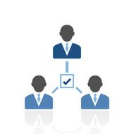 Leadership icon on a white background N16