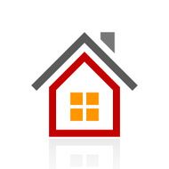 Home icon on a white background N39