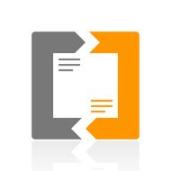 Chevron Chart icon on a white background N51