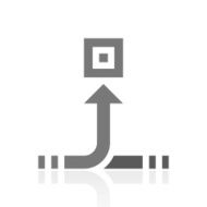 Conveyor icon on a white background N39