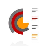 Coxcomb Chart icon on a white background N30