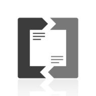 Chevron Chart icon on a white background N52